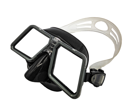 Square frame diving mask goggles