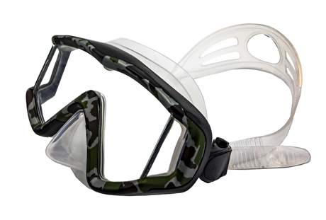Camouflage diving mask